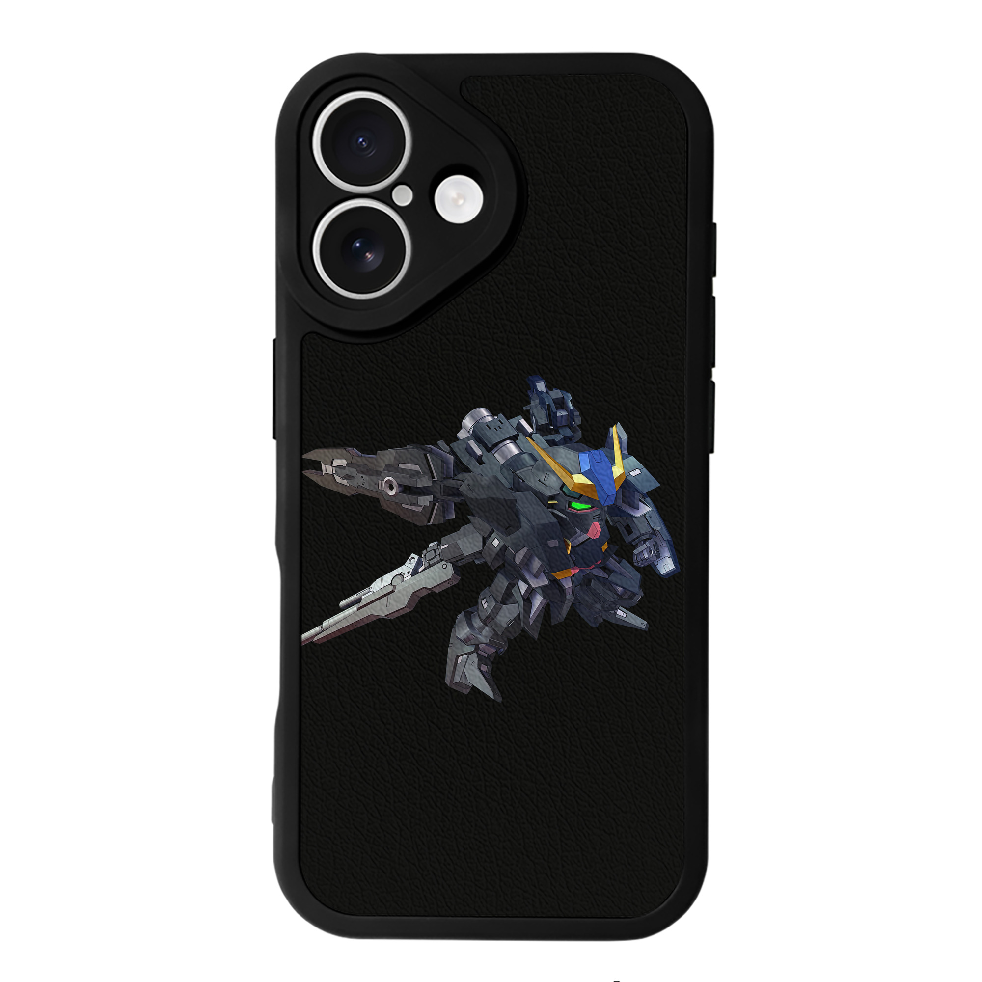 （画像用） 機動戦士ガンダム Mobile Suit Gundam 【iPhone 16シリーズ対応】シリコンスマホケース（レザー調） 材質：シリコン